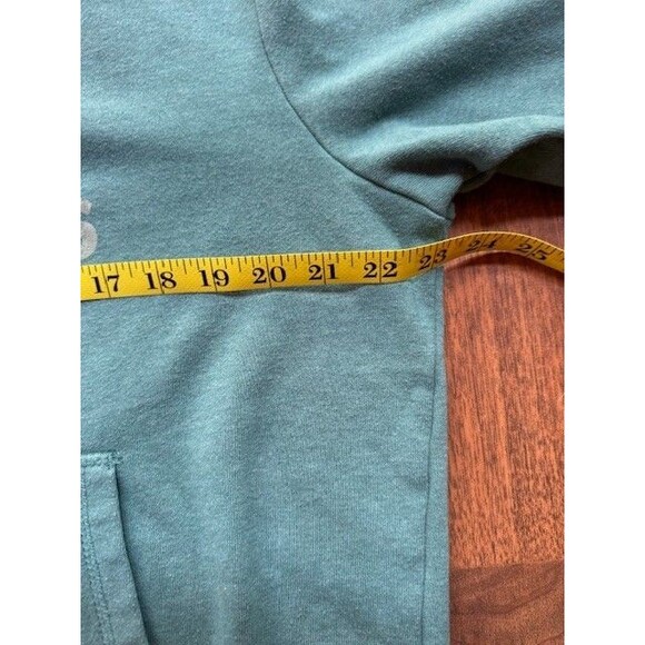 Realtree Outfitters Turquoise Hoodie MED Pullover Teal Blue EUC Hunting - Picture 9 of 10